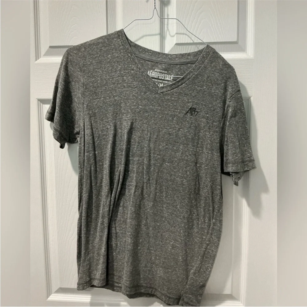 Aeropostale Gray Short Sleeve Tee Casual Comfort